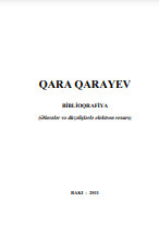 QARA QARAYEV: BİBLİOQRAFİYA 